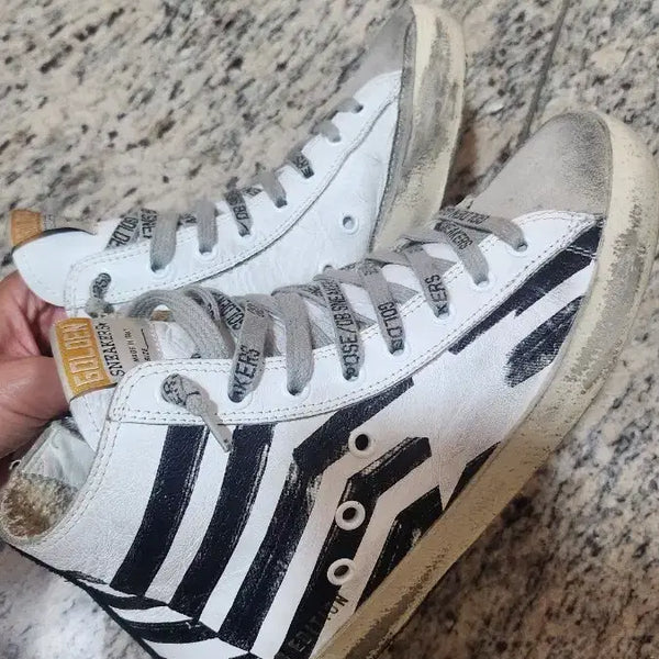 [BUNJANG] Golden Goose Mid-Top Sneakers (Size 37) / 현대백화점 구매 골든구스.미들탑.37사이즈