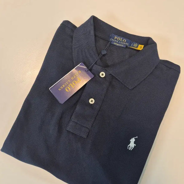 [BUNJANG] Polo Ralph Lauren Navy Short Sleeve Pique Polo Shirt XL (New) / 폴로 카라티 반팔 곤색 XL (새상품)