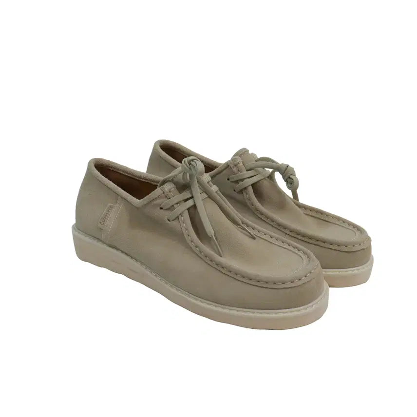 [BUNJANG] Covernat Suede Wallabee Loafers Beige Leather Shoes 260 / COVERNAT 커버낫 가죽 슈즈 260 베이지 스웨이드 왈라비 로퍼