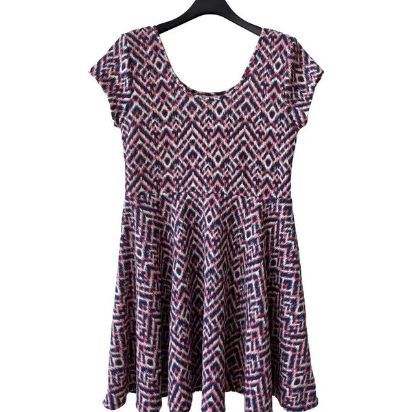 [BUNJANG] Patterned Mini Dress / S/무늬 미니 원피스 /새제품