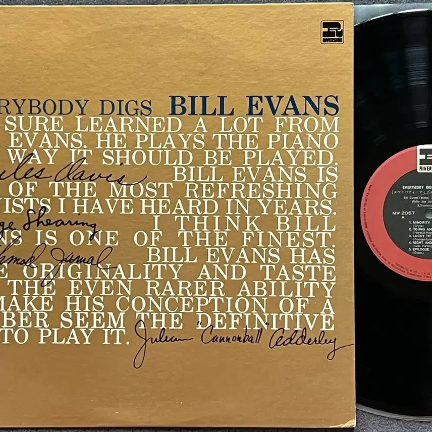 [BUNJANG] Bill Evans - Everybody Digs Bill Evans LP (1972 Japanese Pressing, NM) / LP : Bill Evans - Everybody Digs Bill Ev