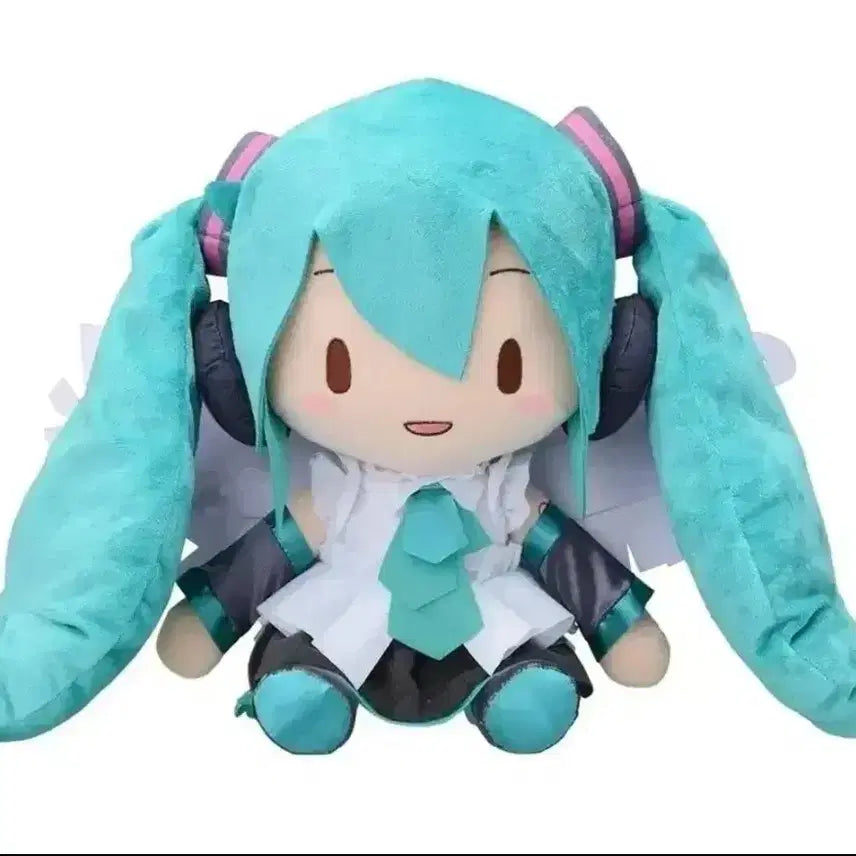 [BUNJANG] Hatsune Miku 16th Anniversary Plush Doll 'Mikupangyi' Fuwa Pucci / [한정판/새상품] 16주년 하츠네 미쿠 인형 누이 밐빵이 후와푸치 후와