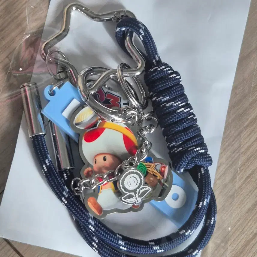 [BUNJANG] Amorepacific Mario Toad Keyring Strap / 아모레퍼시픽 마리오 토드 키링 스트랩 열쇠고리