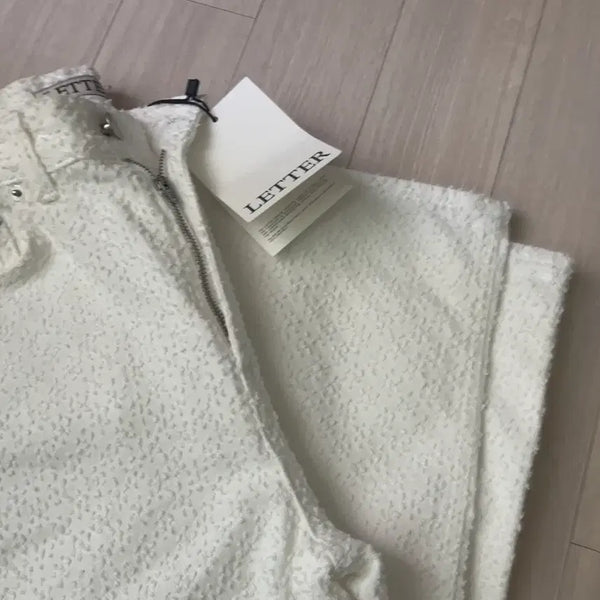 [BUNJANG] Amor Damage Denim Jeans / (새상품) letter 레터 데미지 데님 Amor damage denim