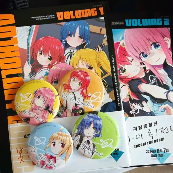 [BUNJANG] Bocchi the Rock! Anthology Vol. 1 & 2 Exclusive Can Badge / 봇치더록 앤솔러지 1,2권 캔뱃지 특전판매