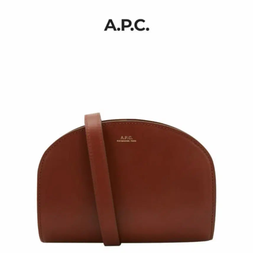 [BUNJANG] A.P.C. Half Moon Mini Bag Brown / 아페쎄 하프문 미니백 브라운