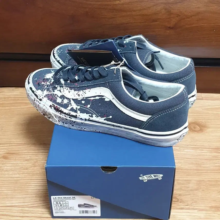 [BUNJANG] Vans Premium Old Skool 36 Charcoal Grey Sneakers / 반스 프리미엄 올드스쿨 36 차콜 그레이 (275)