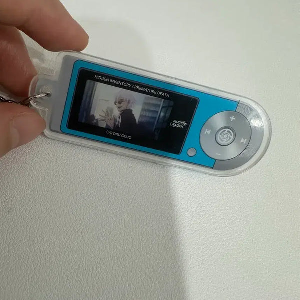 [BUNJANG] Jujutsu Kaisen Gojo Satoru MP3 Player Keychain (Kai'en & Kessen Arc) / 주술회전 팝업 MP3 플레이어 키링 회옥옥절 안녕 학생 고죠 사토루