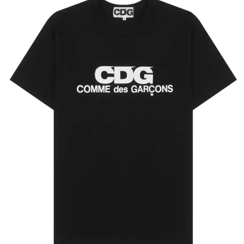 [BUNJANG] Comme des Garçons CDG Black T-Shirt / CDG 꼼데가르송 반팔티 블랙