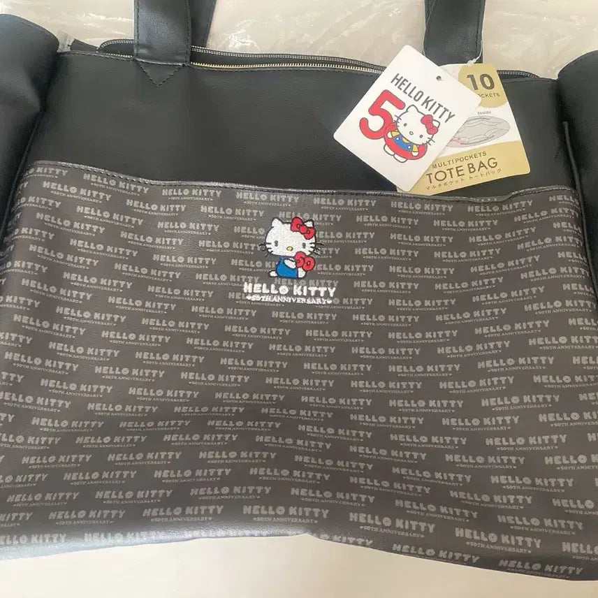 [BUNJANG] Hello Kitty 50th Anniversary Big Tote Bag / 일본 헬로키티 50주년 빅 토트백
