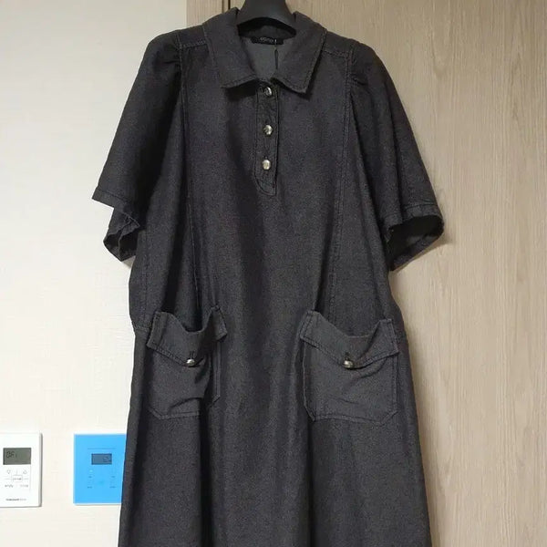 [BUNJANG] OzzeSECON Denim Dress / 한섬 오즈세컨 데님 원피스 55