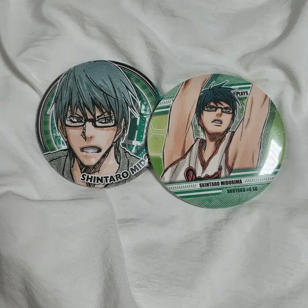 [BUNJANG] Kuroko's Basketball Midorima Can Badge Set / 쿠로코의 농구 쿠농 쿠로바스 미도리마 캔뱃지 판매합니다