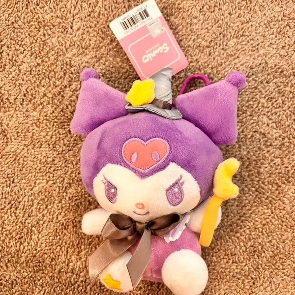 [BUNJANG] Kuromi Magical Girl Keychain / (세제품) 마법소녀 마법사 쿠로미 키링