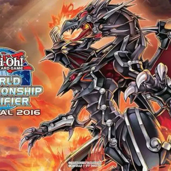 [BUNJANG] Yu-Gi-Oh! World Championship 2016 Limited Edition Crimson Black Flame Dragon Playmat / 유희왕 월드 챔피언십 2016 한정 붉은 눈의 강염룡 매트