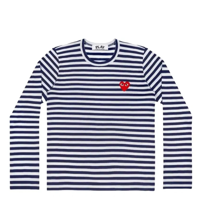 [BUNJANG] Comme des Garçons Striped Long Sleeve Navy / 꼼데가르송 스트라이프 롱슬리브 네이비 팝니다
