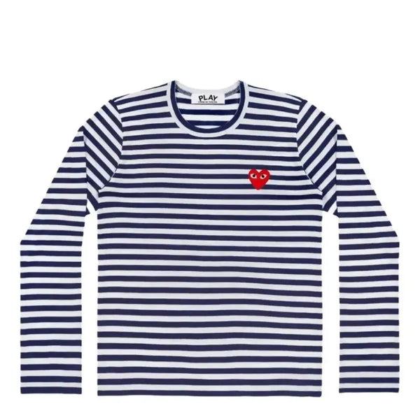 [BUNJANG] Comme des Garçons Striped Long Sleeve Navy / 꼼데가르송 스트라이프 롱슬리브 네이비 팝니다