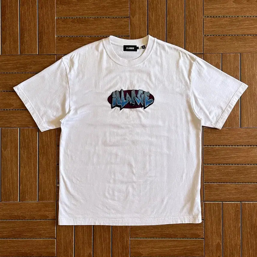 [BUNJANG] X Large Logo Cotton Short Sleeve T-Shirt L / 엑스라지 X Large 로고 코튼 반팔티 L