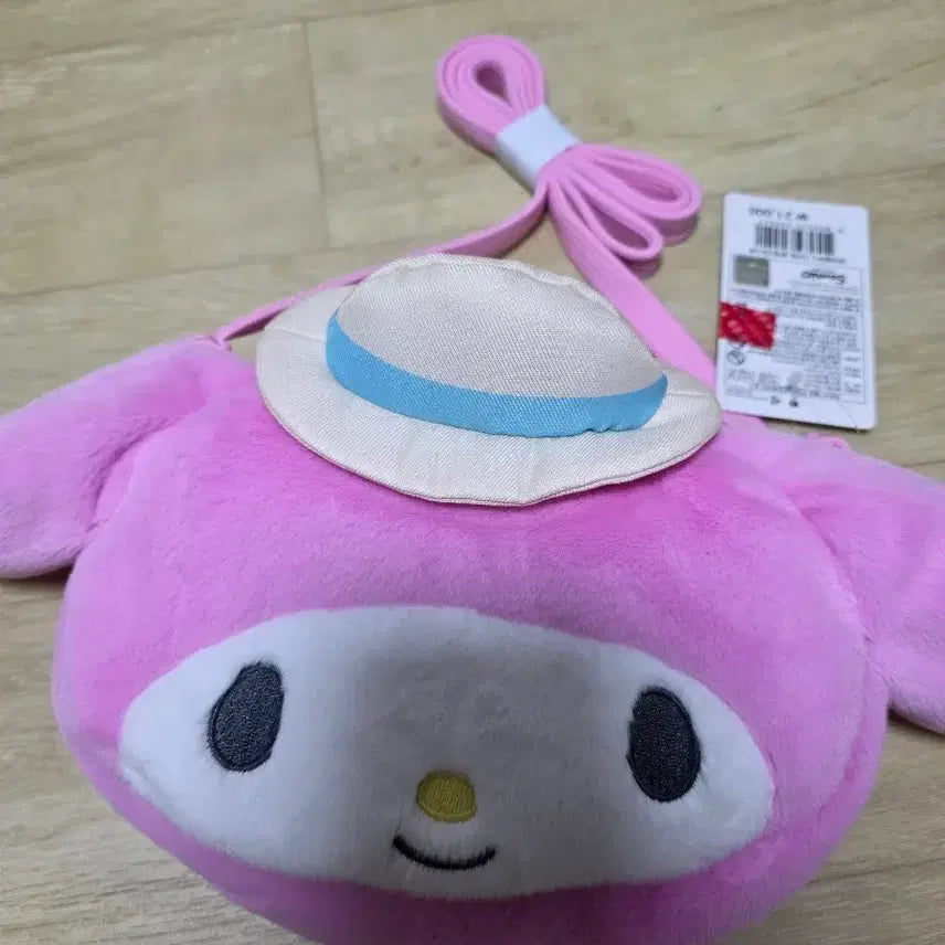 [BUNJANG] Everland My Melody Plush Crossbody Bag / (새상품) 에버랜드 마이멜로디 봉제 크로스백