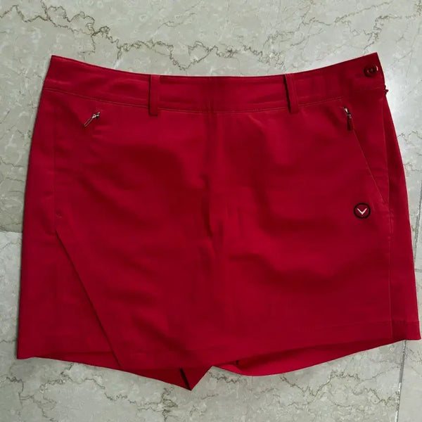 [BUNJANG] Callaway Golf Skirt Shorts Red Size 70 / 캘러웨이 골프스커트(치마바지)
