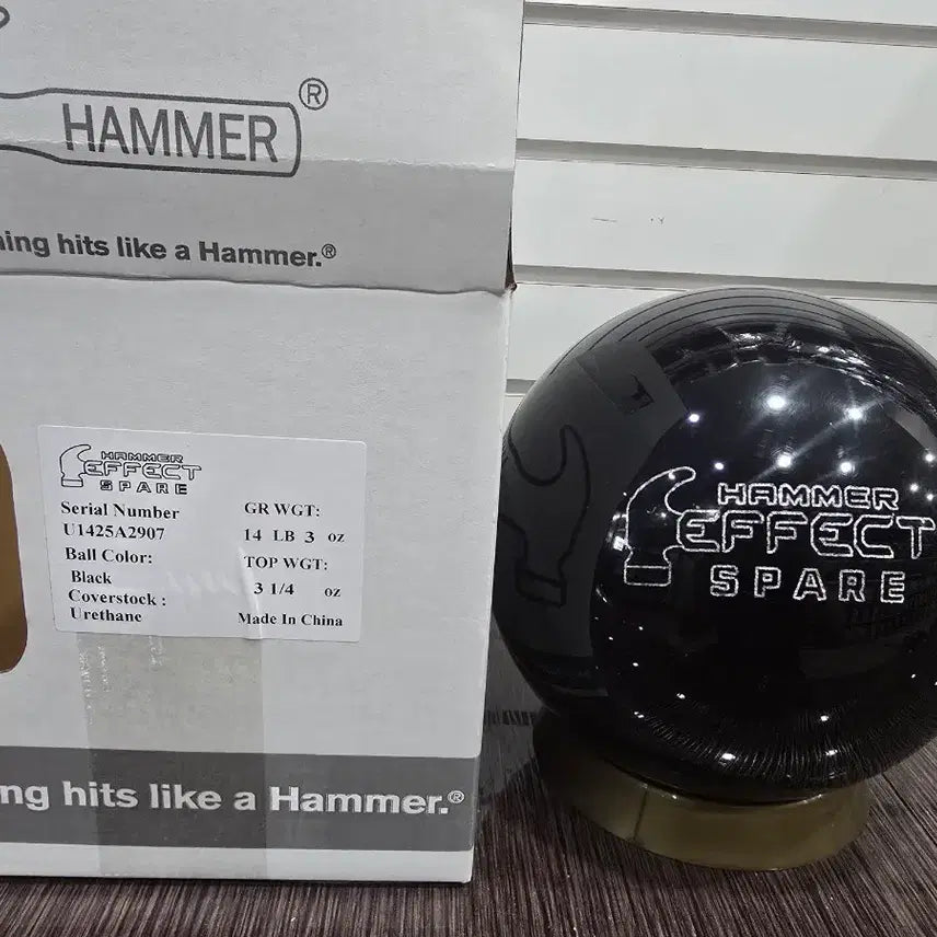 [BUNJANG] Hammer Effect Spare Black Bowling Ball 14LB / 해머 볼링공 이펙트 스페어 블랙 14LB 새상품입니다
