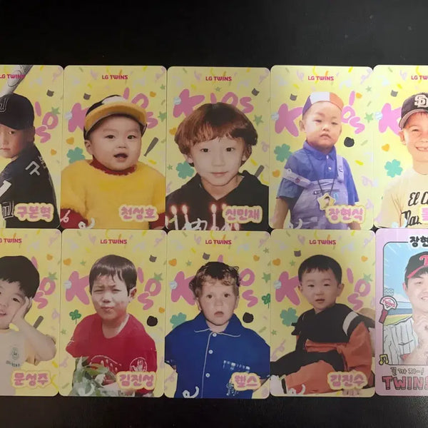 [BUNJANG] LG Twins "Nunchi" Child's Day Bundle Set Photocard / 엘지트윈스 어린이날 먼작귀 포토카드 일괄판매