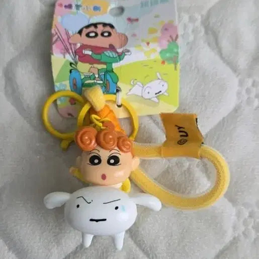 [BUNJANG] Crayon Shin-chan Arang/Shiro Photocard Holder / 짱구는못말려 짱아/흰둥이 피규어 키링