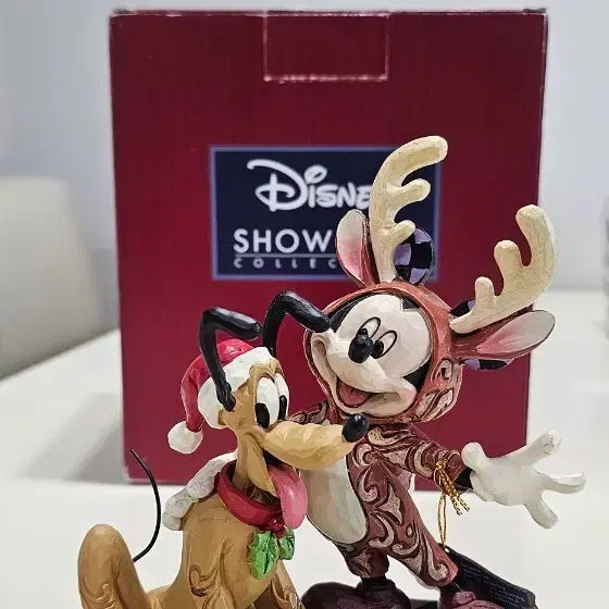 [BUNJANG] Jim Shore Disney Mickey & Pluto Christmas Figurine 16cm / 짐슈어디즈니 미키와 플루토 크리스마스 피규어 16cm