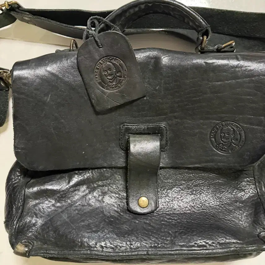 [BUNJANG] Massimo Vignale Toscani Vintage Handmade Leather Bag / Massimo Vignale Toscani 빈티지 수공예 가죽 가방