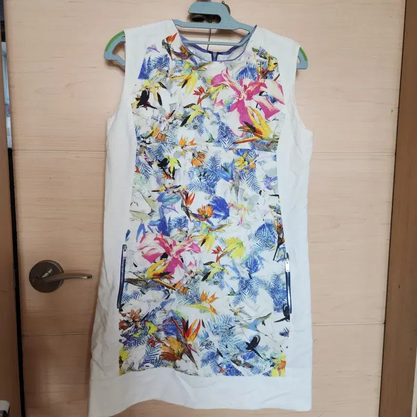 [BUNJANG] TIME Flower Print Sleeveless Dress / 타임 플라워 프린트 민소매 원피스