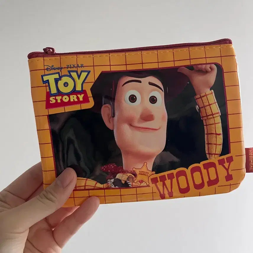 [BUNJANG] Disney Pixar Toy Story Woody Enamel Pouch / 토이스토리 우디 에나멜 파우치