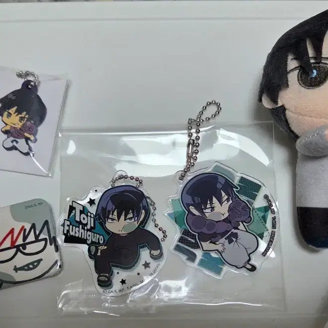 [BUNJANG] Jujutsu Kaisen Toji Fushiguro Figure & Keychain Bundle Set / 주술회전  후시구로 토우지 피규어 키링 일괄 세트