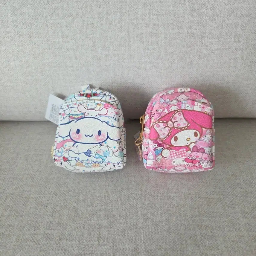 [BUNJANG] Sanrio Cinnamoroll My Melody Mini Backpack Pouch Keychain / (새상품) 산리오 시나모롤 마이멜로디 미니 백팩 파우치 키링