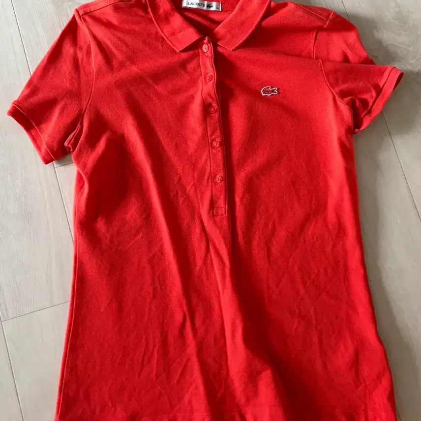 [BUNJANG] Lacoste Women's Pique Shirt Size 38 / 라코스테 여자 피케셔츠 팝니다-38