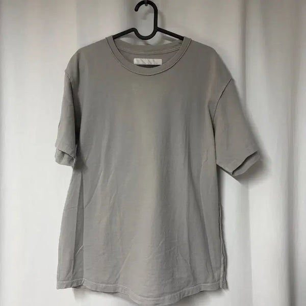 [BUNJANG] UNUSED Inside-out Tee Pigment Grey Size 2 / 언유즈드 인사이드 아웃 티셔츠