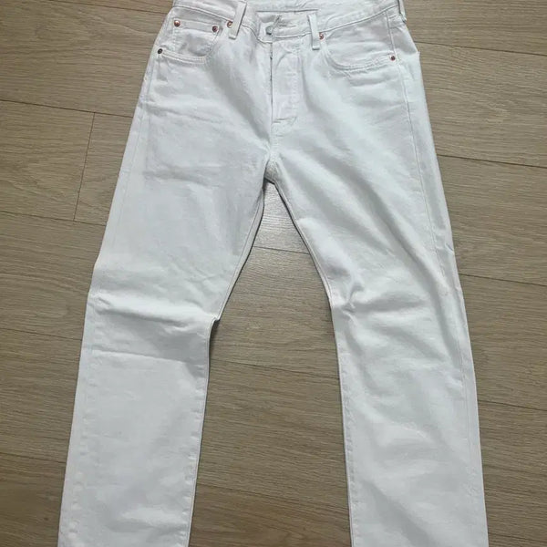 [BUNJANG] Levi's 501 Ecru Denim Pants - Size 30 - Premium Line / 리바이스 501 에크루 진 30 화이트 프리미엄 라인