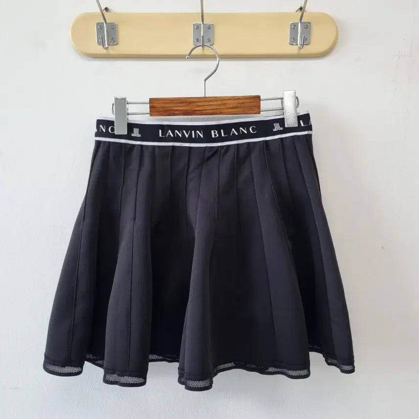 [BUNJANG] Lanvin Black Golf Skirt M / 한섬 랑방 블랙 골프 스커트 M