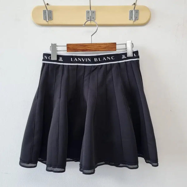 [BUNJANG] Lanvin Black Golf Skirt M / 한섬 랑방 블랙 골프 스커트 M