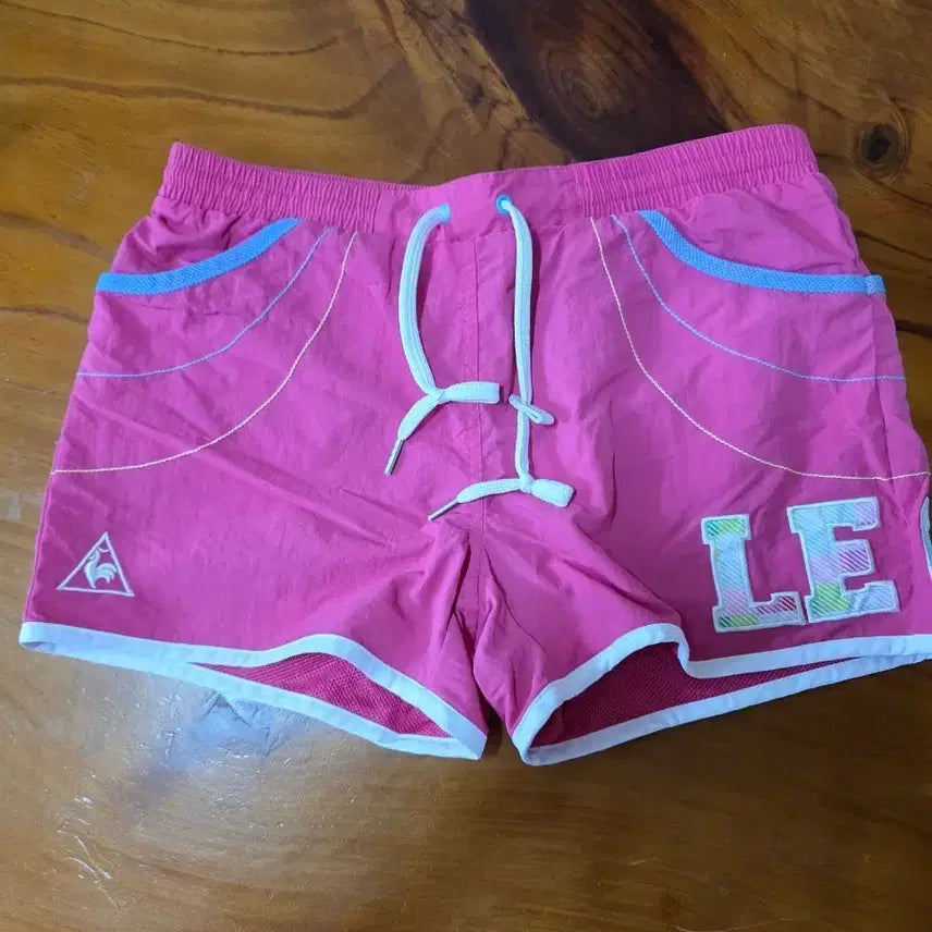 [BUNJANG] Le Coq Sportif Pink Shorts / 르꼬끄 스포르티브 핑크 반바지