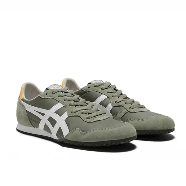 [BUNJANG] Onitsuka Tiger Serrano Olive White Unisex Sneakers / 오니츠카타이거 세라노 올리브 화이트 운동화 남녀공용 스니커즈