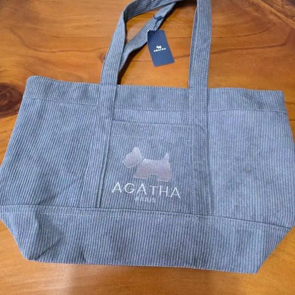 [BUNJANG] Agatha Corduroy Tote Bag / 아가타가방 코듀로이 토트백
