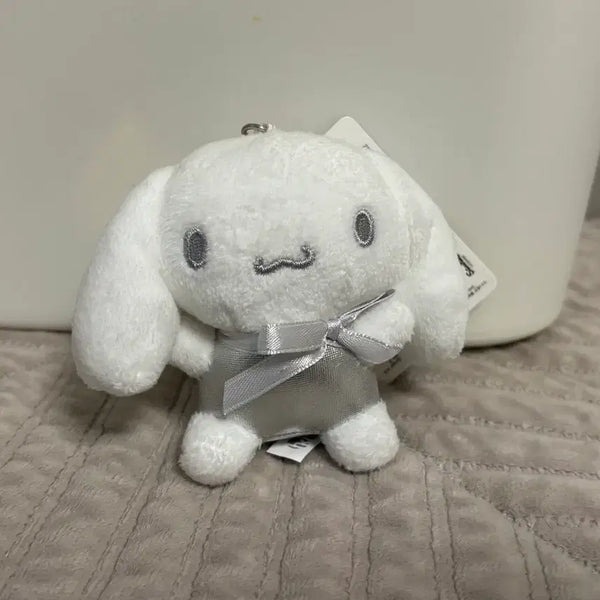 [BUNJANG] Cinnamoroll Plush Keychain Silver / 시나몬롤 인형 키링 실버