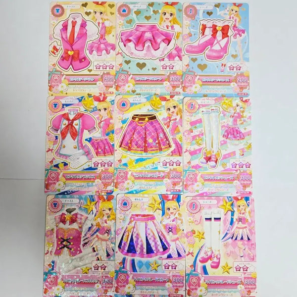 [BUNJANG] Aikatsu! Ichigo Riam School Look Official Cards Bundle Set / 아이엠스타 카드 이치고 라임 스쿨룩 일판 아이카츠 1기 2기 3기 일괄