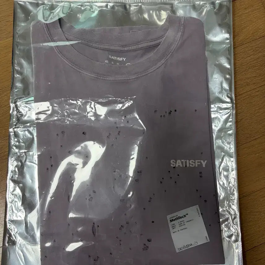 [BUNJANG] Satisfy Mostech Aged Purple Sage T-Shirt XL / 새티스파이 모스테크 티셔츠 에이지드 퍼플 세이지 XL