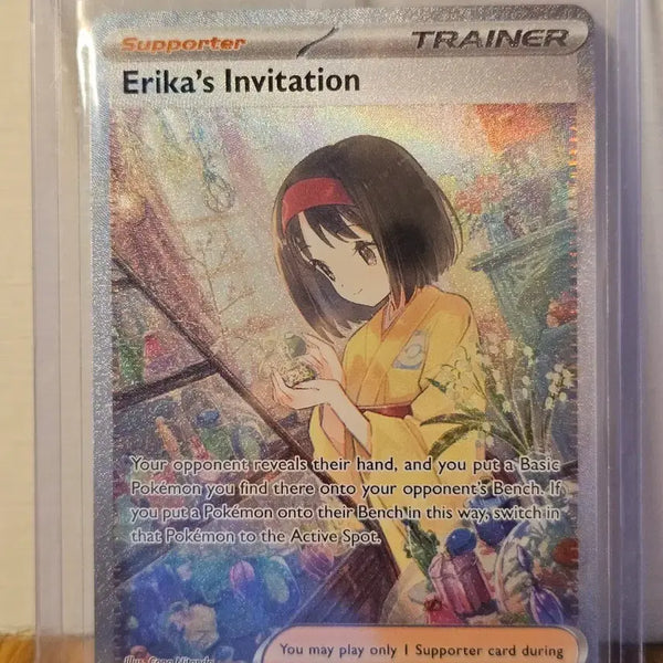 [BUNJANG] Pokemon North American Exclusive Cards (Minhwa's Invitation, Myeonghee's Encouragement, Mega Charizard X EX) / 포켓몬 북미판 민화의 초대 sar