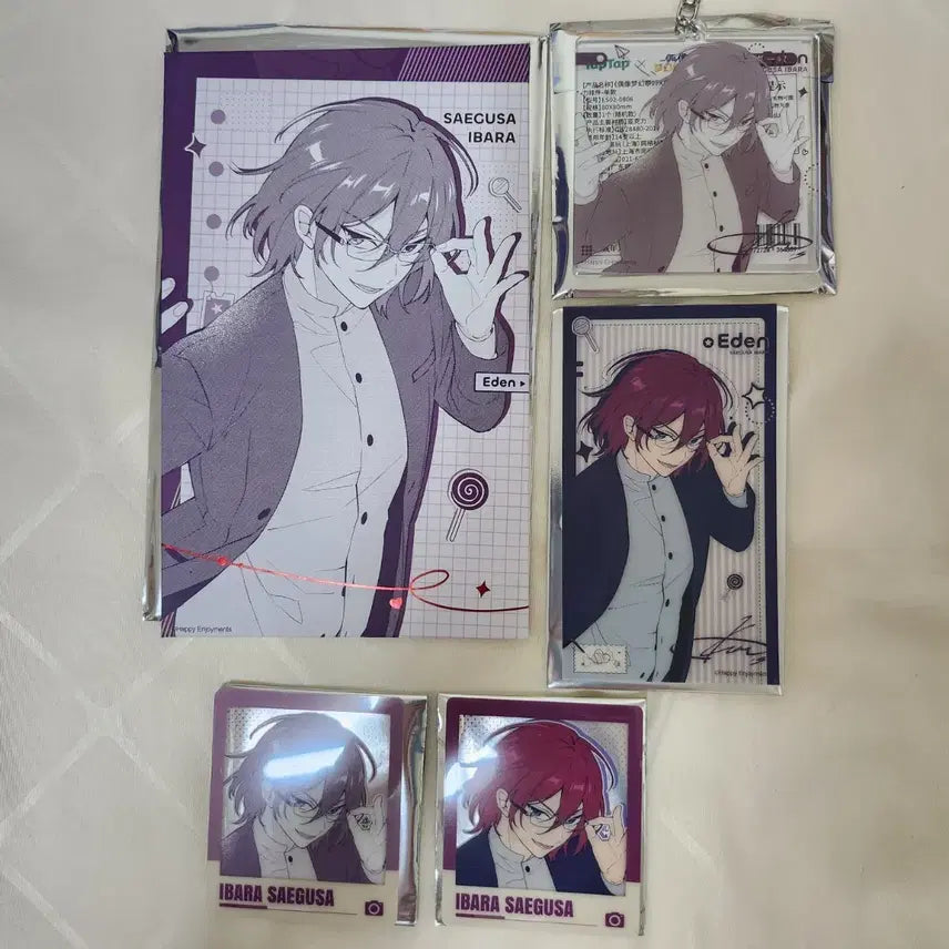[BUNJANG] Ensemble Stars Raburin! Sweets Flavor Lenticular Keychain, Shikishi, Clear Card - Ibara / 앙스타 달콤만맛 랜티귤러 키링 색지 클리어카드 이바라