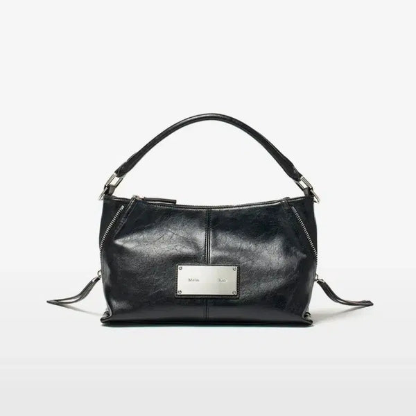 [BUNJANG] Matinkim Side Zipper Two-Way Bag Black / 마뗑킴 사이드지퍼 투웨이 백 블랙