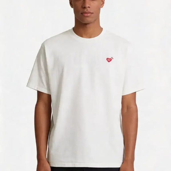 [BUNJANG] Human Made Small Heart Short Sleeve T-Shirt / 휴먼메이드 남여 티셔츠 스몰하트 반팔티