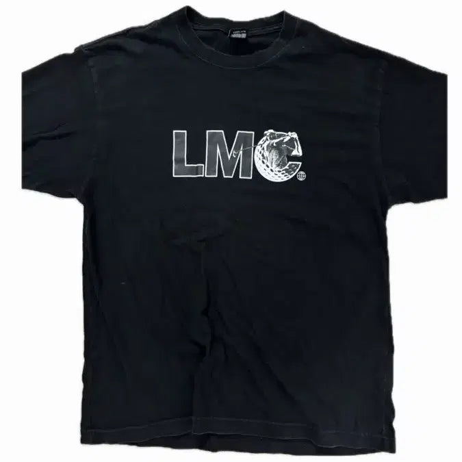 [BUNJANG] LMC Logo Short Sleeve T-Shirt Black / LMC 로고 반팔 티셔츠 블랙