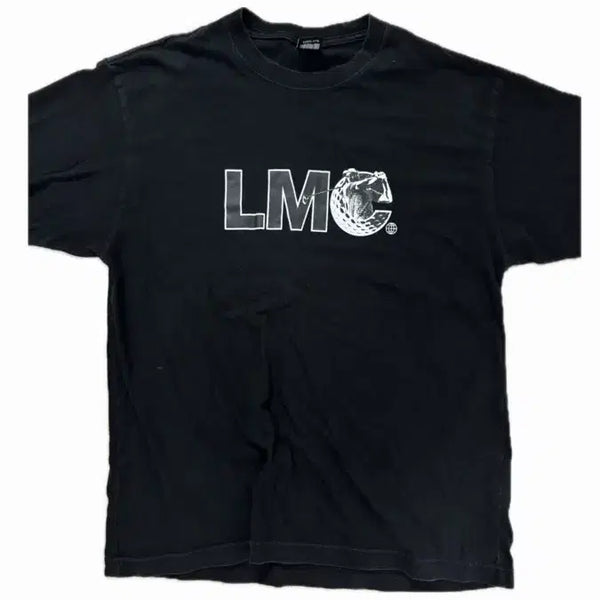 [BUNJANG] LMC Logo Short Sleeve T-Shirt Black / LMC 로고 반팔 티셔츠 블랙