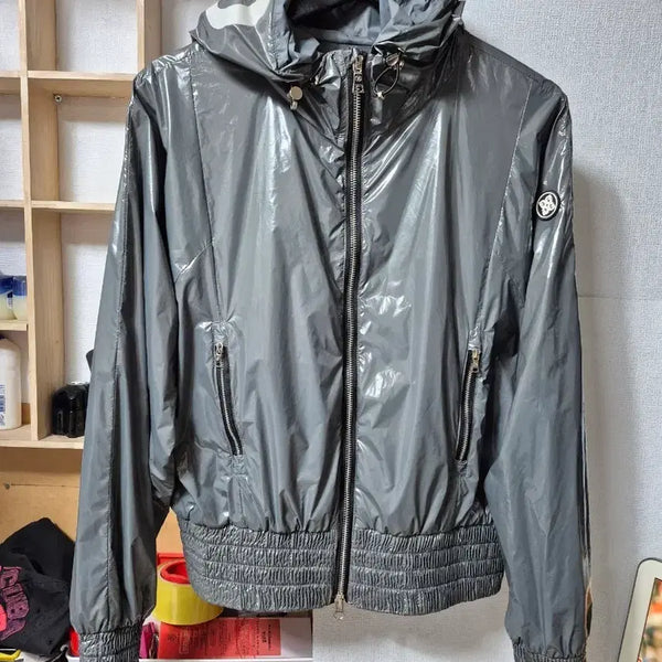 [BUNJANG] G/FORE Women's Golf Windbreaker Jacket - Grey / G/FORE  골프웨어 여성 바람막이 점퍼 그레이